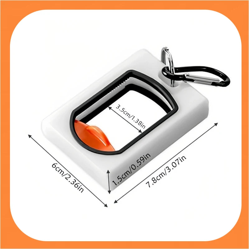 New Cable Tie Organizer Portable Glow Fluorescent Storage Reusable Storage Cable Tie Holder Cable Ties Storage Tool Qme 3pcs Square