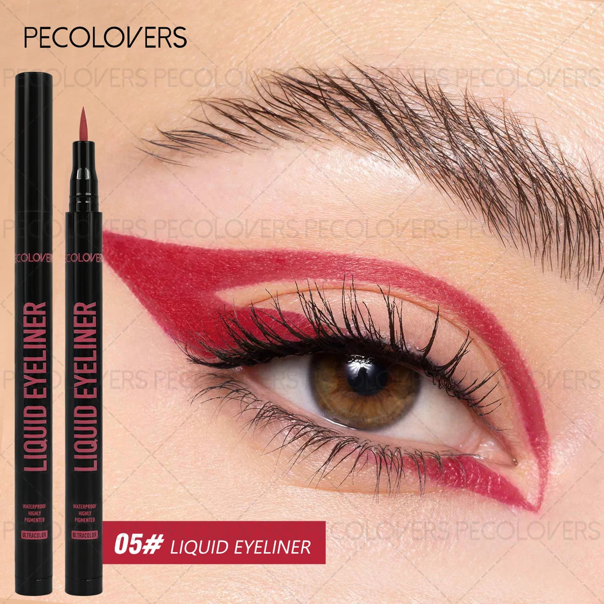 Liquid Colorful Eyeliner Rendering Pen Quick Drying Waterproof Qme 05
