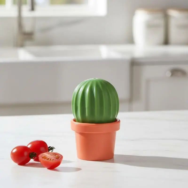 Creativity Cactus-shaped Seasoning Bottle Lid Plastic Salt Jar Qme