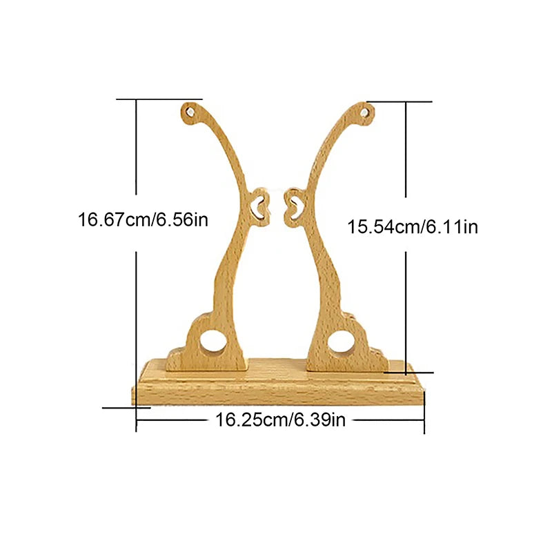 Support Bride Wedding Fan Base Stand Display Holder Circular Home Qme