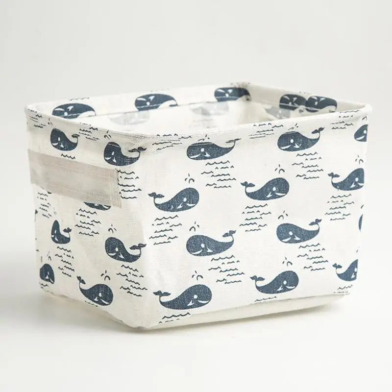 Waterproof Desktop Sundries Basket Storage Box Cosmetic Toy Organizer