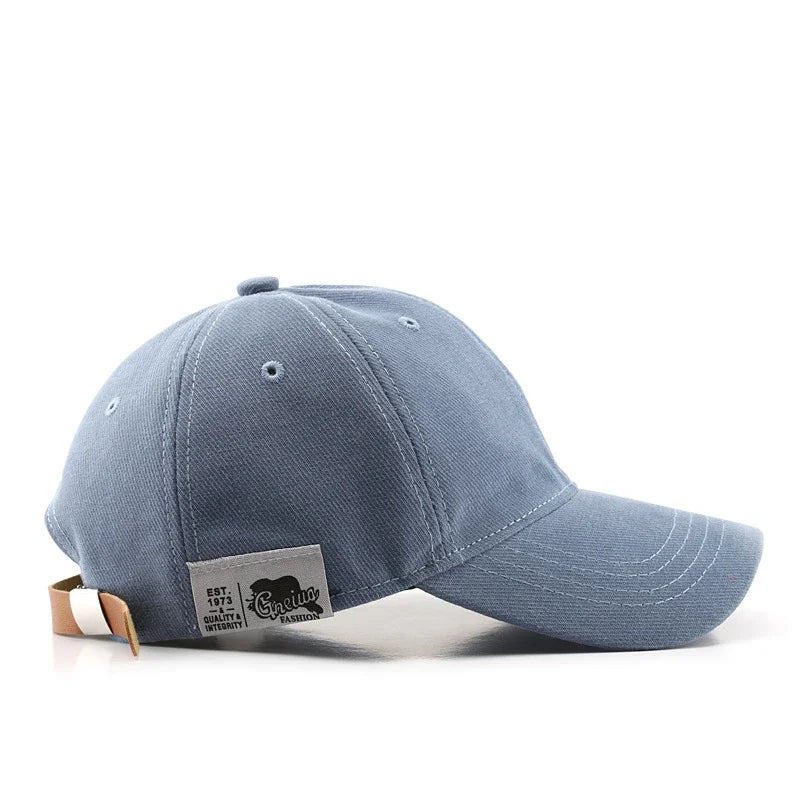 Summer Baseball Cap for Men Women Korean Streetwear Sun Hat Leather Buckle Hip Hop Snapback Caps Outdoor Trucker Hat Unisex Qme