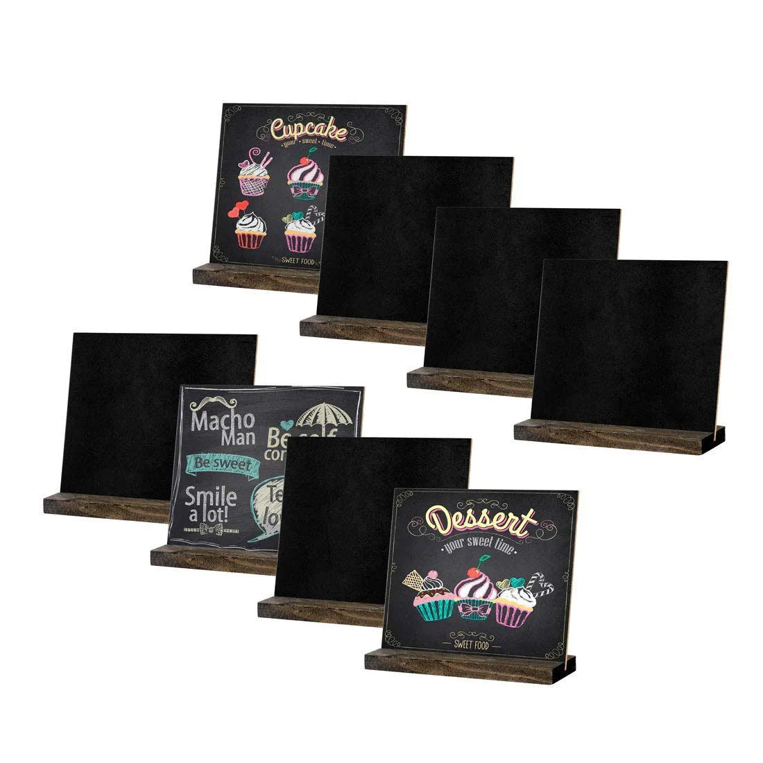 Vintage Mini Blackboard Ornament Cute Wooden Craft Simple Message Qme