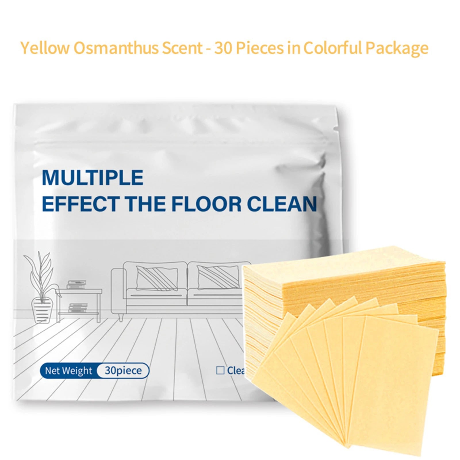 Floor Cleaner Cleaning Sheets Stain Removal Brightening and Fragrance-retaining Floor Cleaning Supplies Qme A