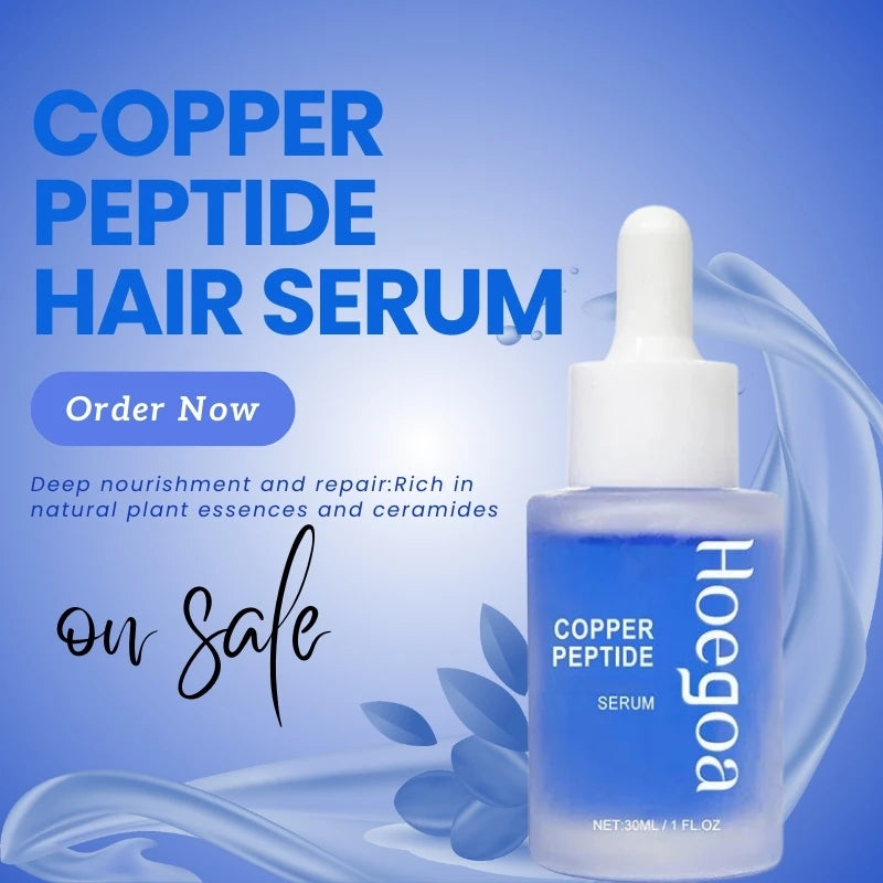 Copper Peptide Hair Density Serum Deep Nourishment Moist Damage Qme