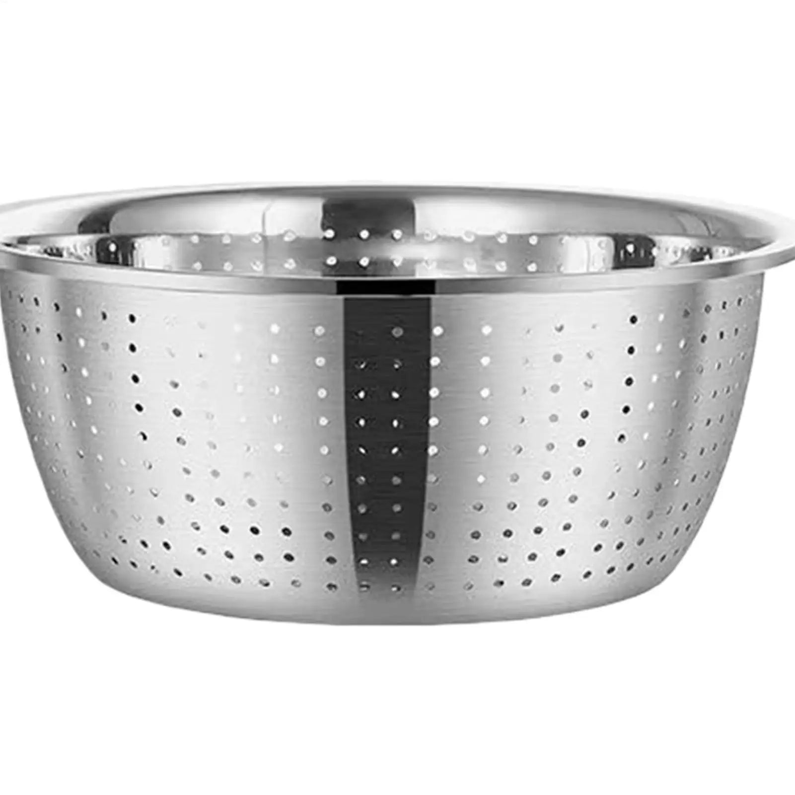 Stainless Steel Basin Rice Rinser Shredding Drainage Bowl Multifunctional Stainless Steel Basin With Grater For Kitchen Salad Qme