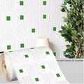 35X35cm Stain Resistant Waterproof Golden Retro Brick Wallpaper Wall Qme green 35CMx35CM 20pcs