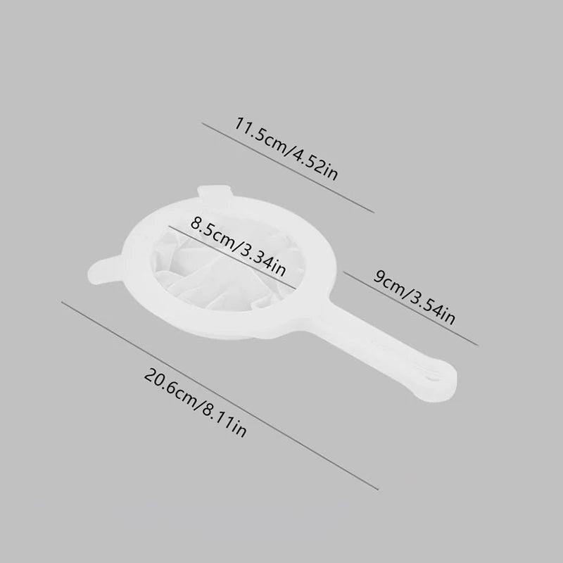 Kitchen Soy Milk Coffee Filter Bags Reusable Nylon Mesh Strainer Milk Yogurt Filter Spoon Tea Wine Juice Colander Sieve Mesh. Qme 1pc