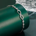 Custom 925 Sterling Silver Crystal Bracelets for Women Fashion Y2K Jewelry Charm Wedding Engagement Party Christmas Gifts Qme 20CM 8 inches