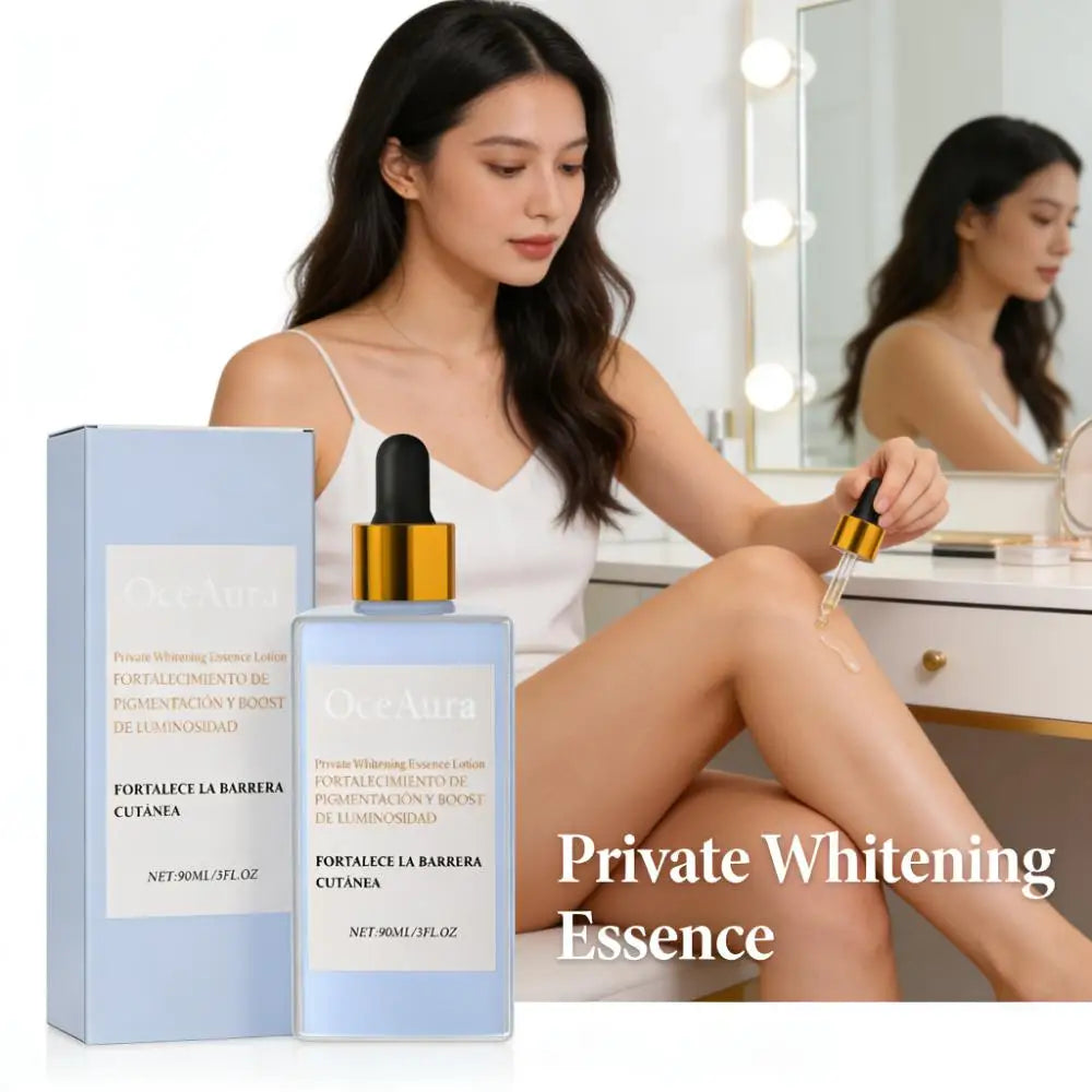 Skin Whitening Serum Private Parts Underarm Bleaching Essence Lighten Butt Knee Armpit Melanin Removal Intimate Area Brightener Qme