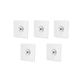5-50PCS Adhesive Hook No Punching Photo Frame Painting Wall Nail Waterproof Kitchen Bathroom Screw Hook Bathroom Wall Organizer Qme 5Pcs