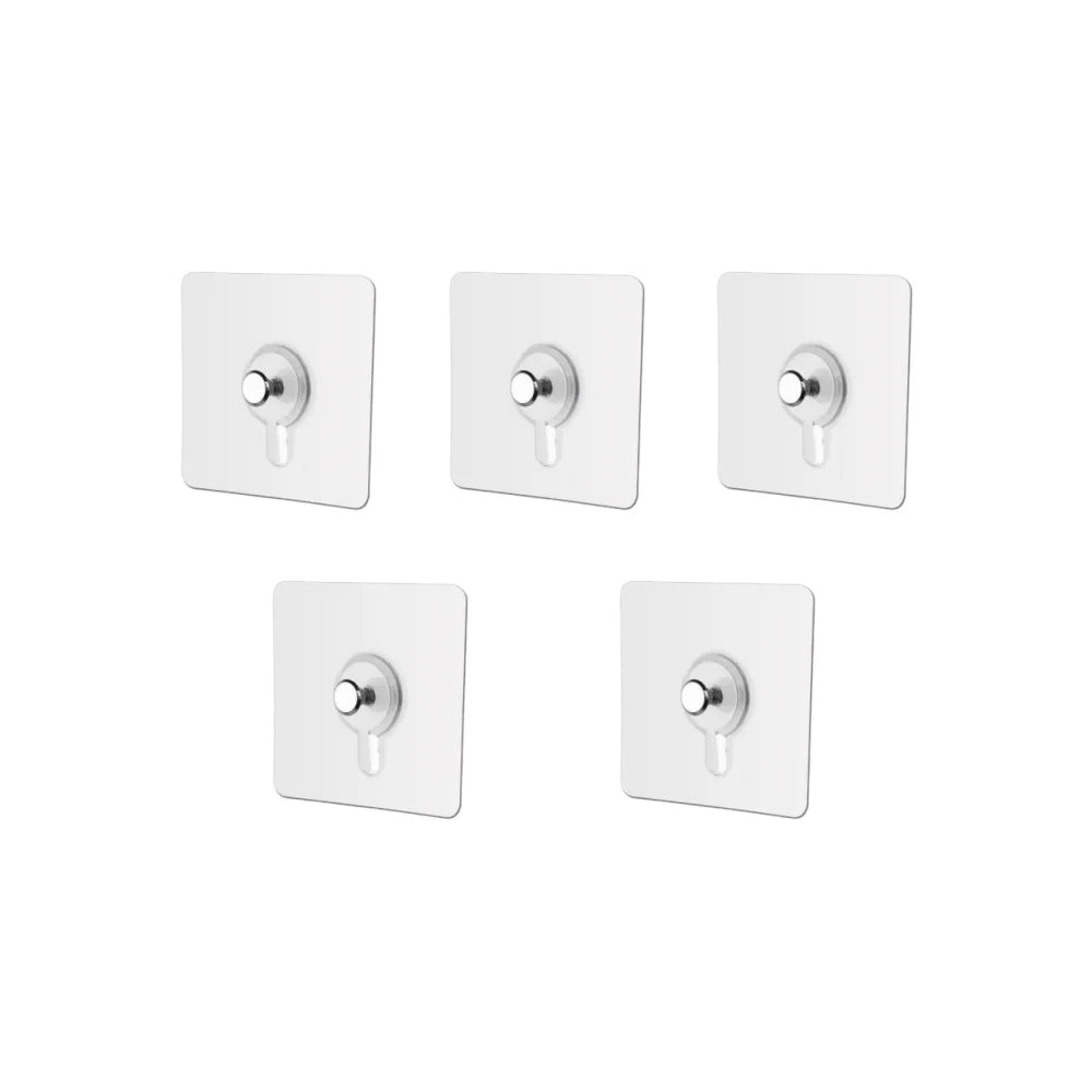 5-50PCS Adhesive Hook No Punching Photo Frame Painting Wall Nail Waterproof Kitchen Bathroom Screw Hook Bathroom Wall Organizer Qme 5Pcs