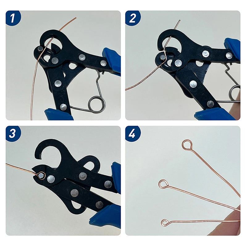 1.5/2.25/3mm Wire Rolling Plier Set For Wire Winding Bending Repair Jewelry Making Tool Round Nose Pliers For Wire Ring Wrapping Qme