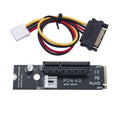 M 2 Key-m PCIe 4 0 X4 Converter Compatibility Riser Adapter Card Qme A1 No plug
