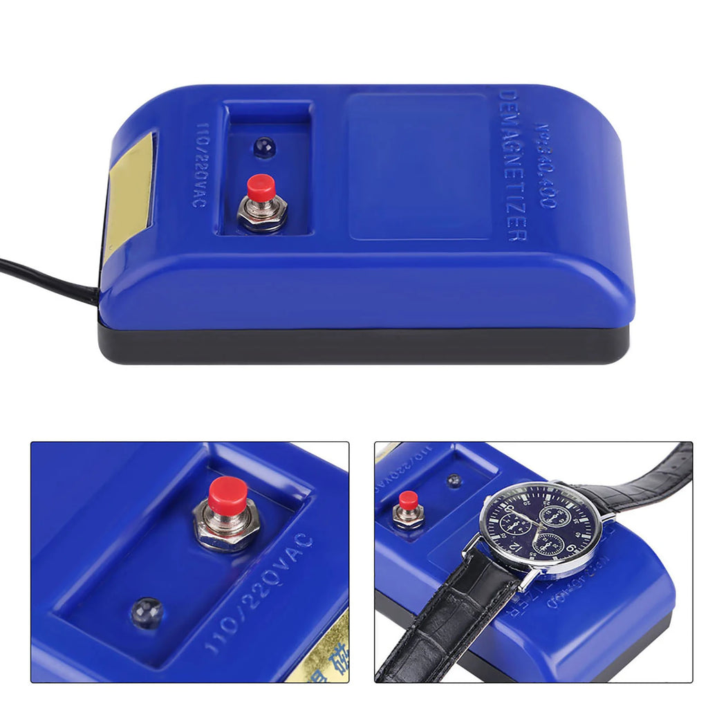 Professional Mechanical Wristwatch Demagnetizer Watch Repair Demagnetizing Tool 110/220v Watch Repair Demagnetizer Demagnetizer Qme