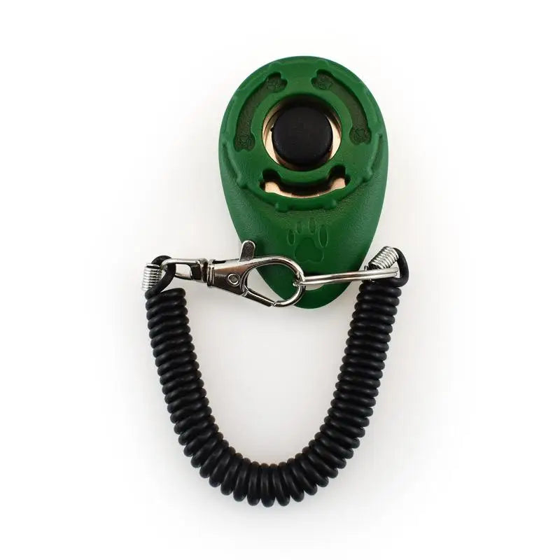 Key Chain Dog Training Clicker Aid Repeller Supplies Adjustable Wrist Qme A8