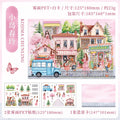 Seaside Home Castle Theme Miniature Stickers for Office Stress Relief, DIY Scrapbooking, Journal, Phone Case, Laptop, Guitar Qme 1