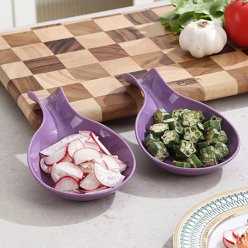 Spoon Rest Large Ceramic Holder Heat-resistant Cooking Coffee Qme