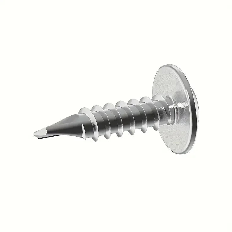 100pcs Round Head With Middle Self Tapping Screws Cross Plate Head Screws With Pad For Warsaw Drill Tail Dovetai Qme