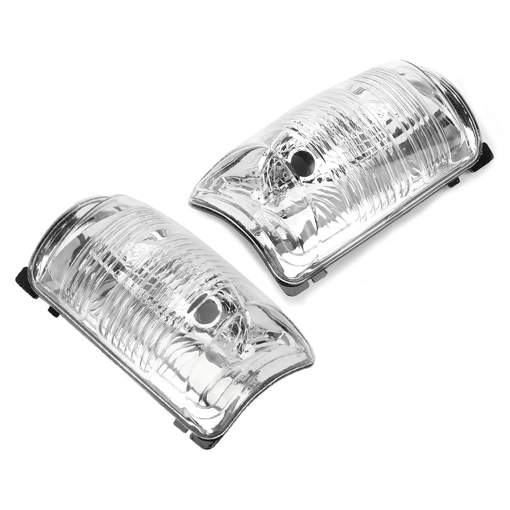 Backup Mirror Light Lens Exterior Rearview Door Wing Mirror Indicator Lens Clear Fits for Transit MK8 2014+ Indicator Lens Qme