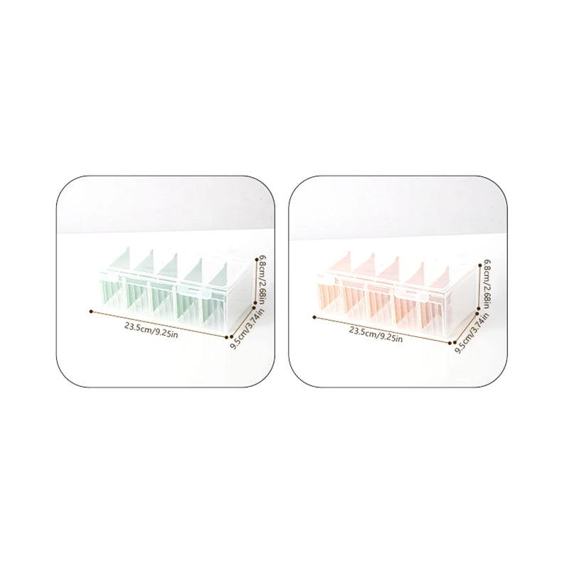 Cards Clear Plastic Compartmentalized Organizer Box Holds 550+ Game Qme