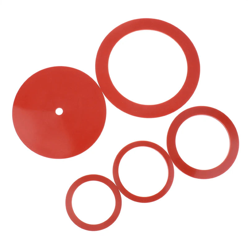 3/3.5/4/6 Inch Silicone Gaskets High Temperature Casting Gasket For Casting Machine DIY Accessory Qme
