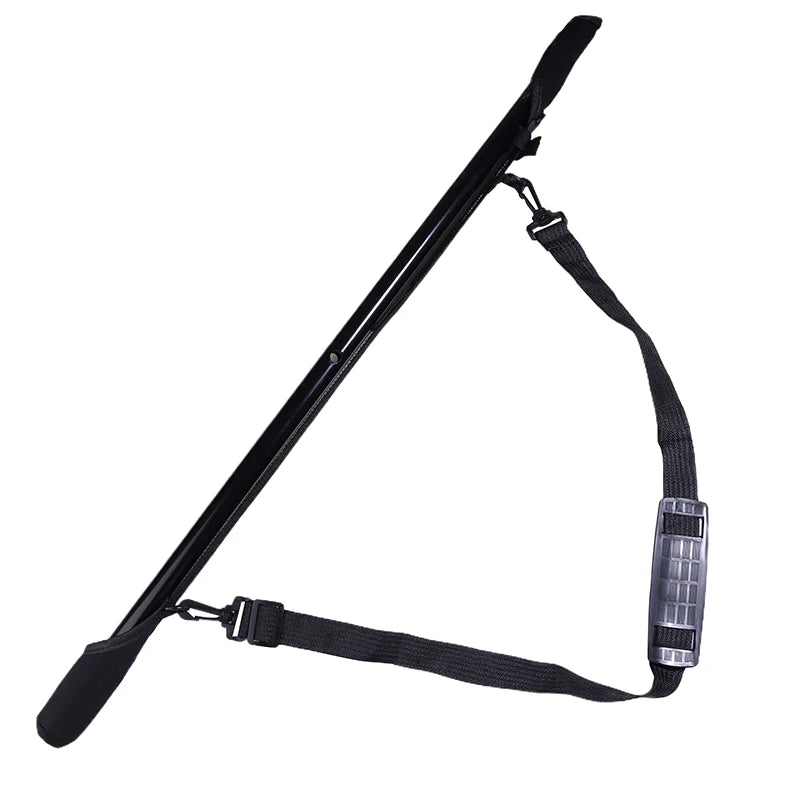 Fishing Rod Storage Bag Elastic Tip Cover Adjustable Shoulder Belt Qme