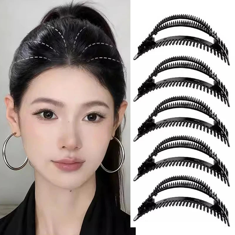 1/4pcs Cushion Stable Hair Roots Volumizing Fiber Insert Comb Invisible Fluffy Hair Pad Heightening Artifact Hairstyle Tool Qme