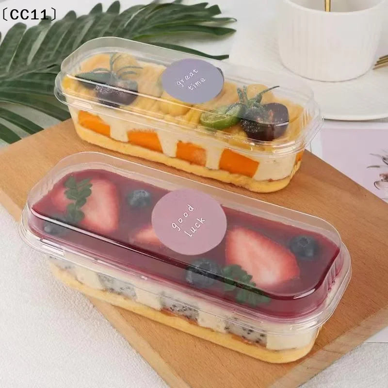 10 20 Mini Loaf Deli Dessert Container Desserts Cups Cake Box Qme