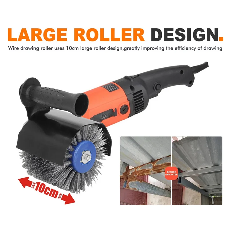 A02F-Multifunctional Angle Grinder Attachment With Sanding Wheel Burnishing Polishing Machine Parts Power Tool Parts Qme As Shown M14 NONE