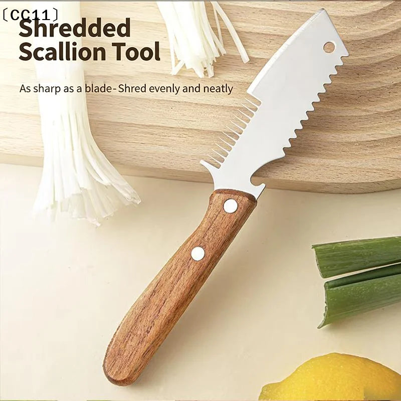 Stainless Steel Knife Head Cutting Scallions Strips Scaling Fish Qme