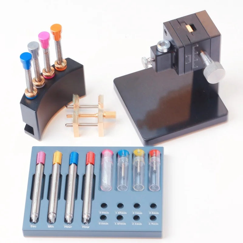 Watch Hand Setting Fitting Press Holder Support Taking Minute Second Qme Full set of tools