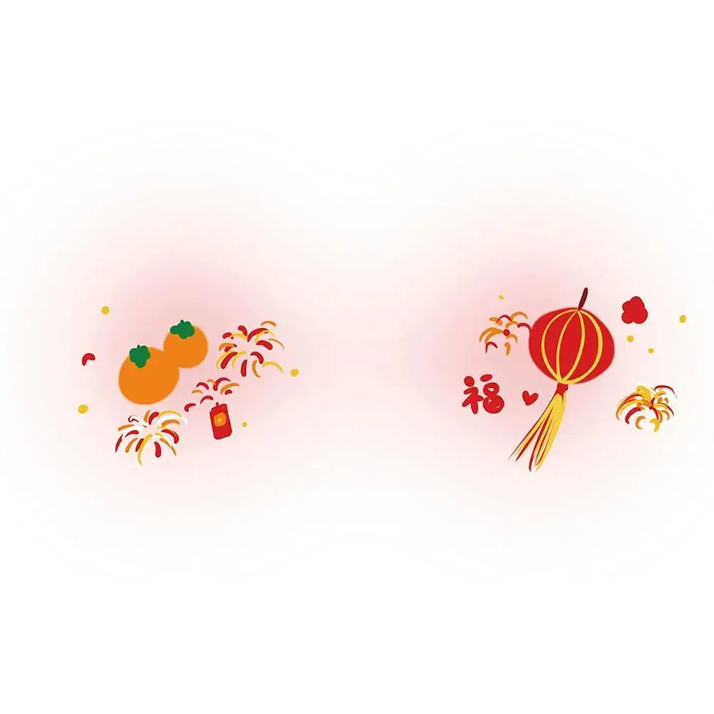 2026 Year Face Decals Easy-apply Festive Makeup Stickers Parties