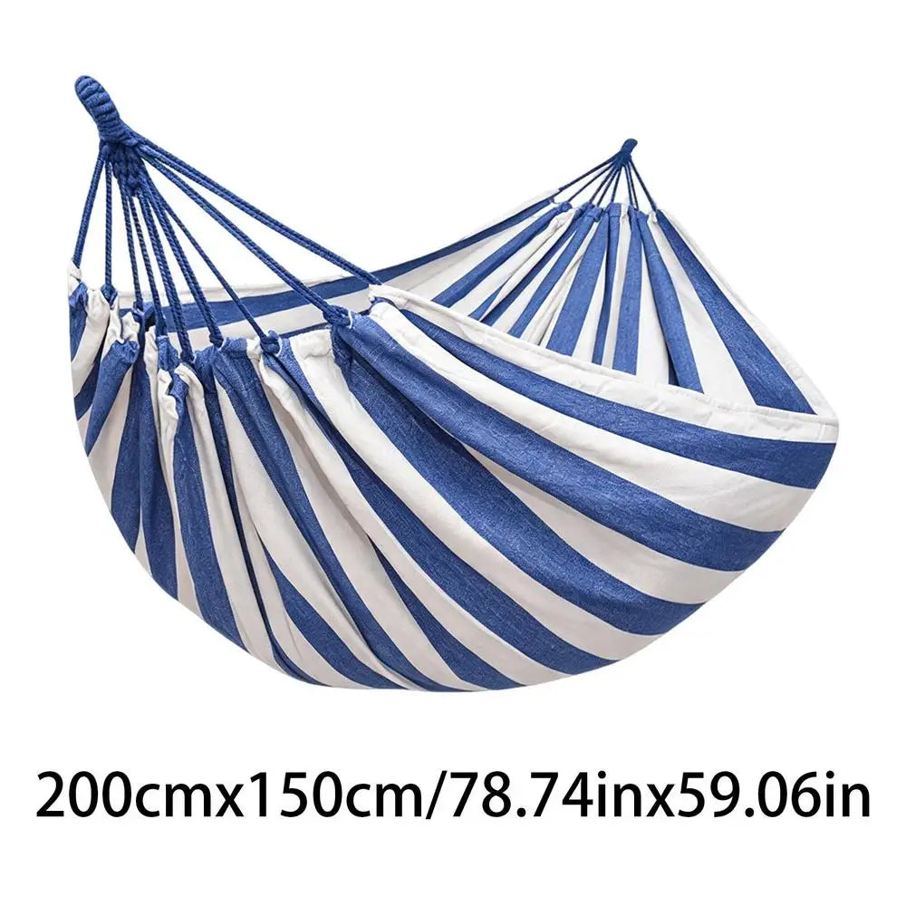 Outdoor Hammock 78x59inch Comfort Portable Lightweight Swing Adults Camping Hammocks For Travel Backpacking Hiking Picnic Beach Qme Blue China Mainland