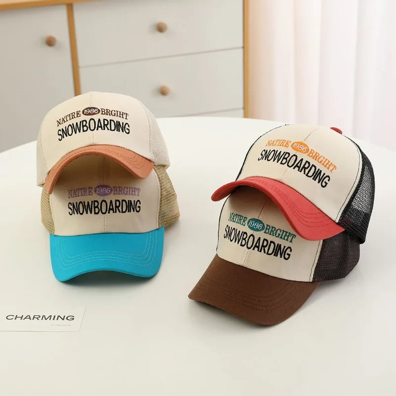 Children's Hat Summer Shade Baseball Cap Breathable Sun Protection Qme