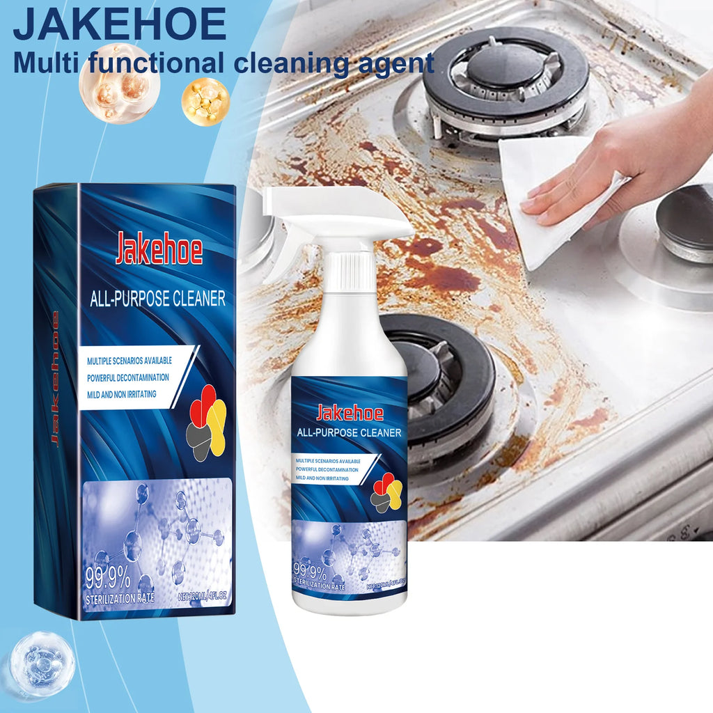 JAKEHOE Multi-Surface Stainless Steel Cleaner - Bathroom & Kitchen Decontamination Cleaning Spray for Household Use Qme
