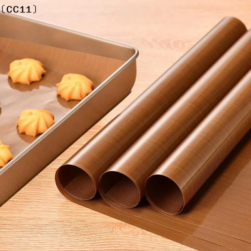 Reusable Resistant Baking Sheets Oil-proof Paper Cloth Oven Pad Qme