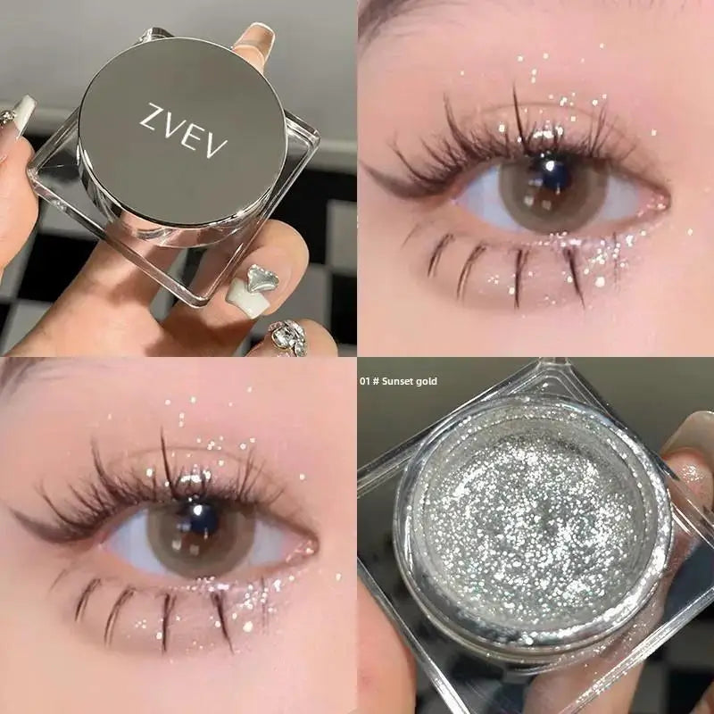 Natural Gloss Pearlescent Matte Diamond Eyeshadow Eye Makeup High-end Qme E3-14-01
