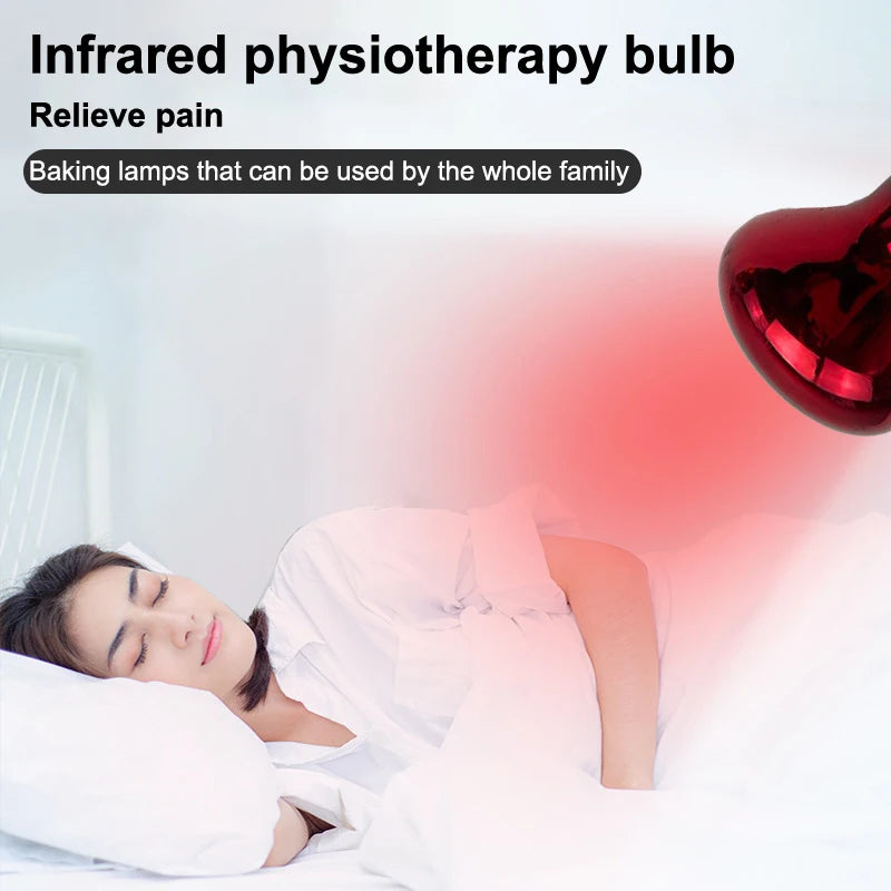Multi Functional Red Heat Lamp Bulb 60W 100W 150W Near Infrared E27 Qme