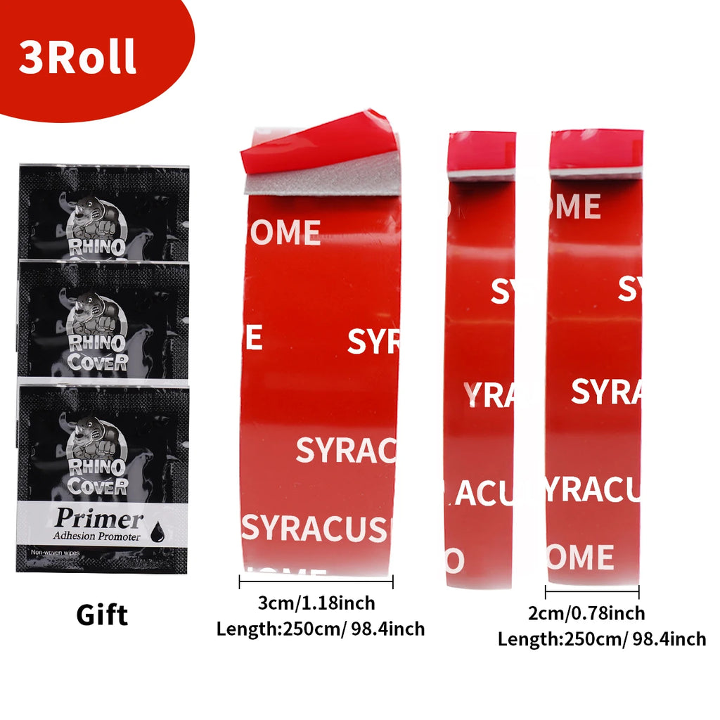 Double Sided Tape Adhesive Car Special Double-sided Tape Indoor Decor Traceless Fixing Sticker Two Face Tape Qme