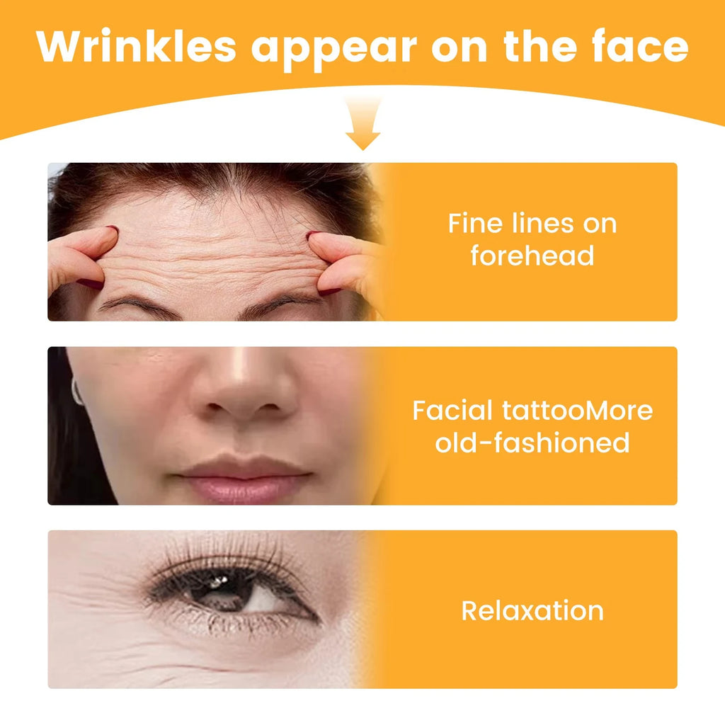 Forehead Nasolabial Eye Gel Patch Forehead Line Removal Anti Wrinkle Anti Sagging Skin Firming Mask Kojic Acid Collagen Patches Qme