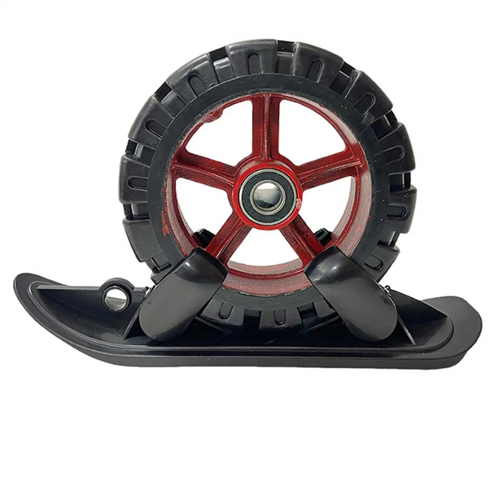 Stroller Skis 2 in 1 Outdoor Winter Snowboards Stroller Skis Glider Snowboards for Cycling Bicycle Jogging Sports Outdoor Paths Qme