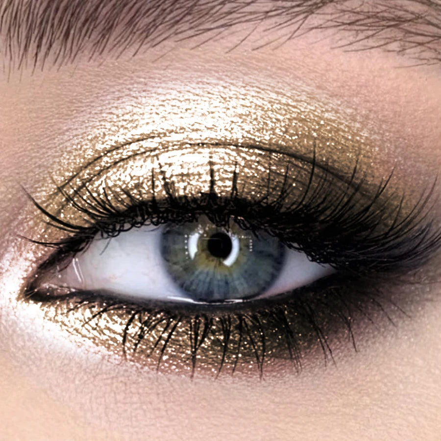 Glitter Metallic Waterproof Liquid Eyeshadow Long-lasting Qme 201