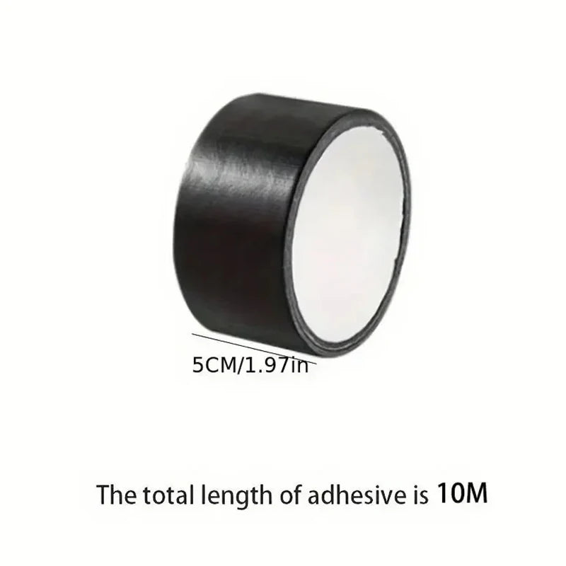 Black Cloth-based Adhesive Tape Is Used For Cushion Repair Leather Seat Sofa Leak Repair Leather Wear-resistant Repair Tape Qme 5cmX10m