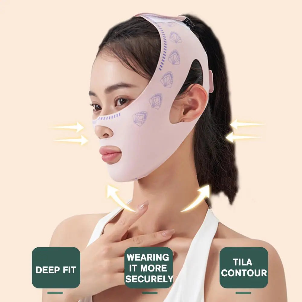 New Design Chin Up Mask V Line Shaping Face Masks Face Sculpting Sleep Mask Facial Slimming Strap Face Lifting Belt Qme