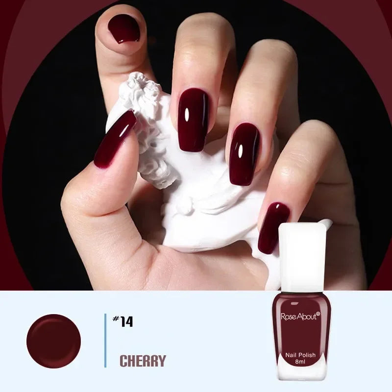 40 Colors Nail Gel No Bake Water-based Nail Polish Glitter Sequins Long-lasting Tearable Healthy Tearable Quick-drying Qme 14
