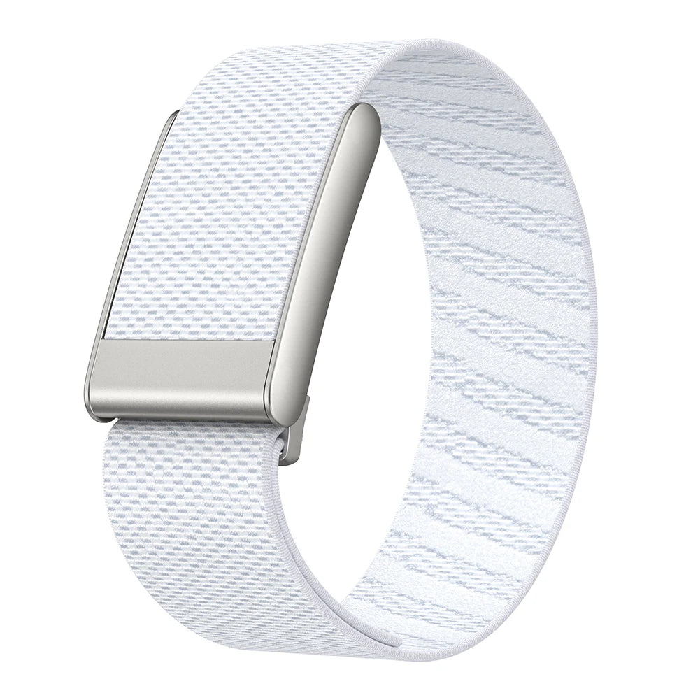 Soft Wrist Band Wear Resist Replacement Watch Strap Breathable Adjustable Nylon Band for WHOOP 5.0/ SportFlex Accessories Qme White B