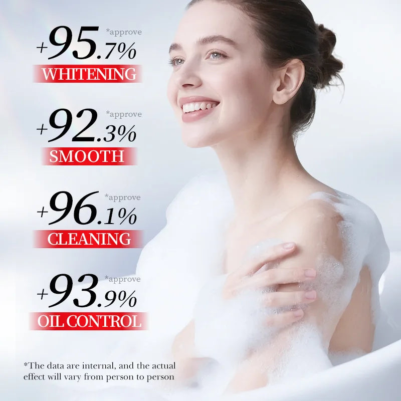 Kojic Acid Whitening Cleansing Soap Facial Body Containing Qme