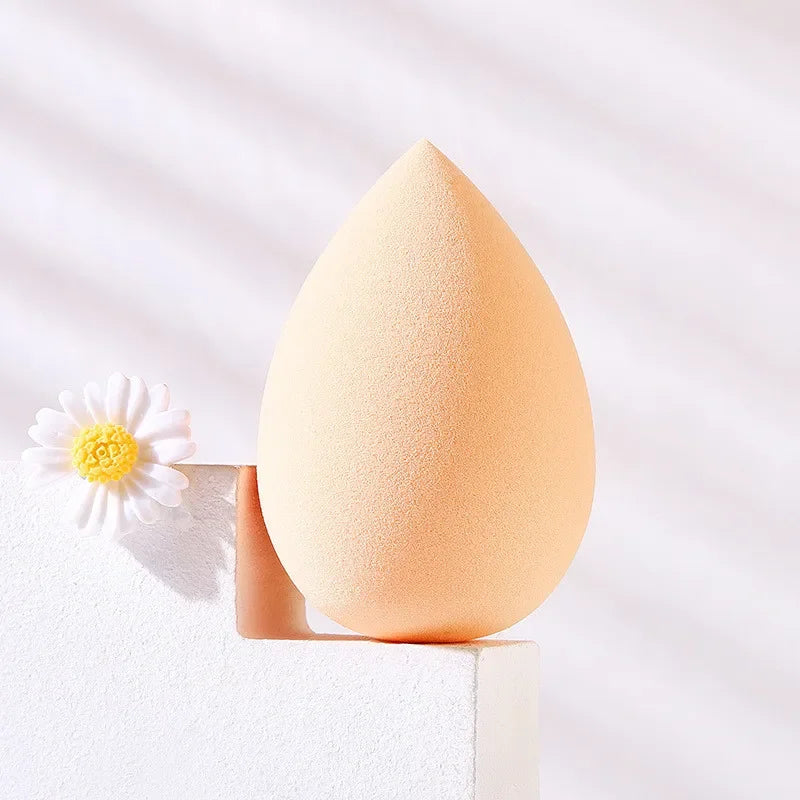 Peach Water Drop Gourd Makeup Sponge Professional Cosmetic Puff for Foundation Concealer Cream Make Up Blender Soft Sponge Qme Drop-Orange