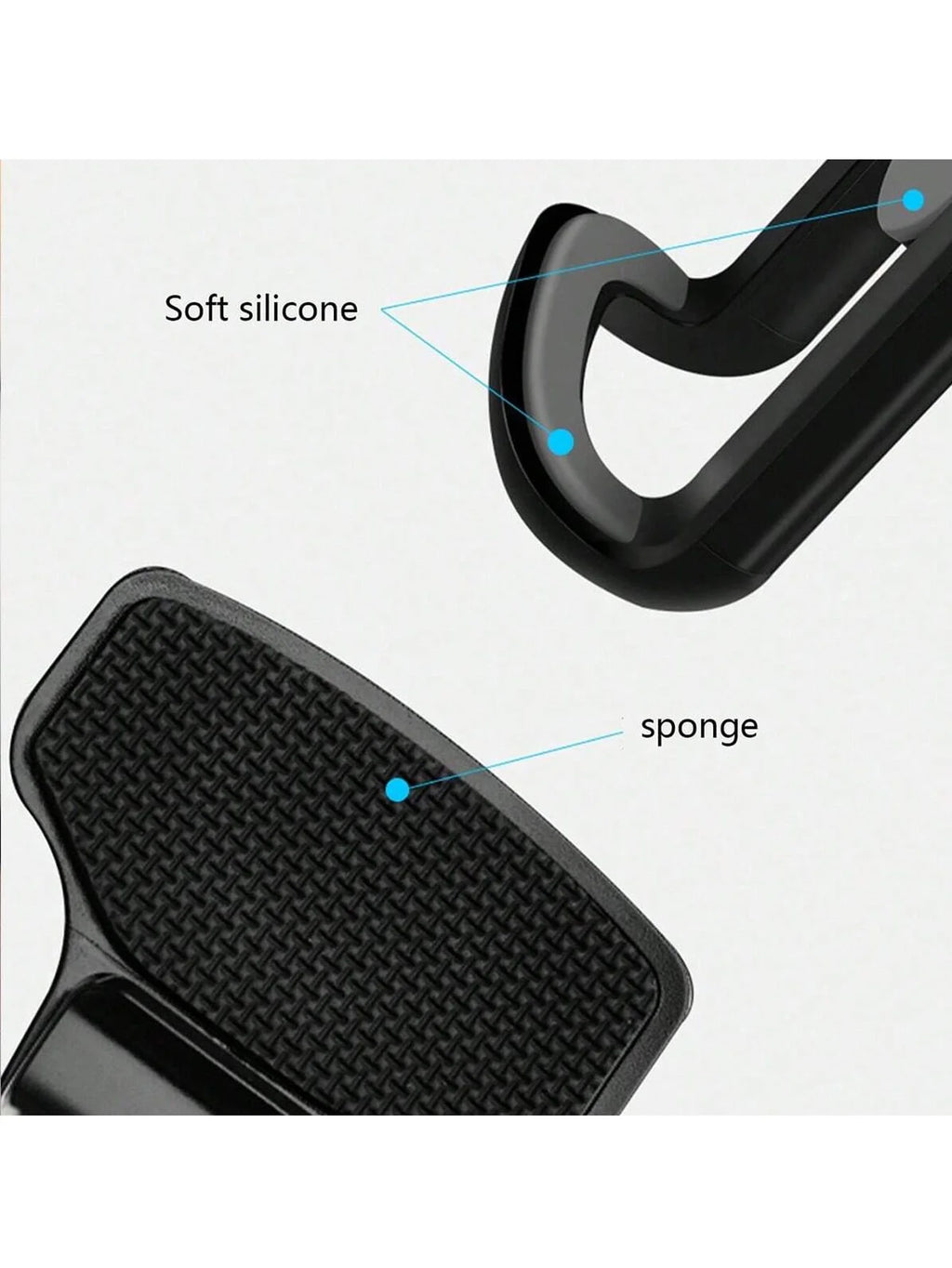 Car-mounted Clip-on Phone Holder Car Navigation Support Stand Qme